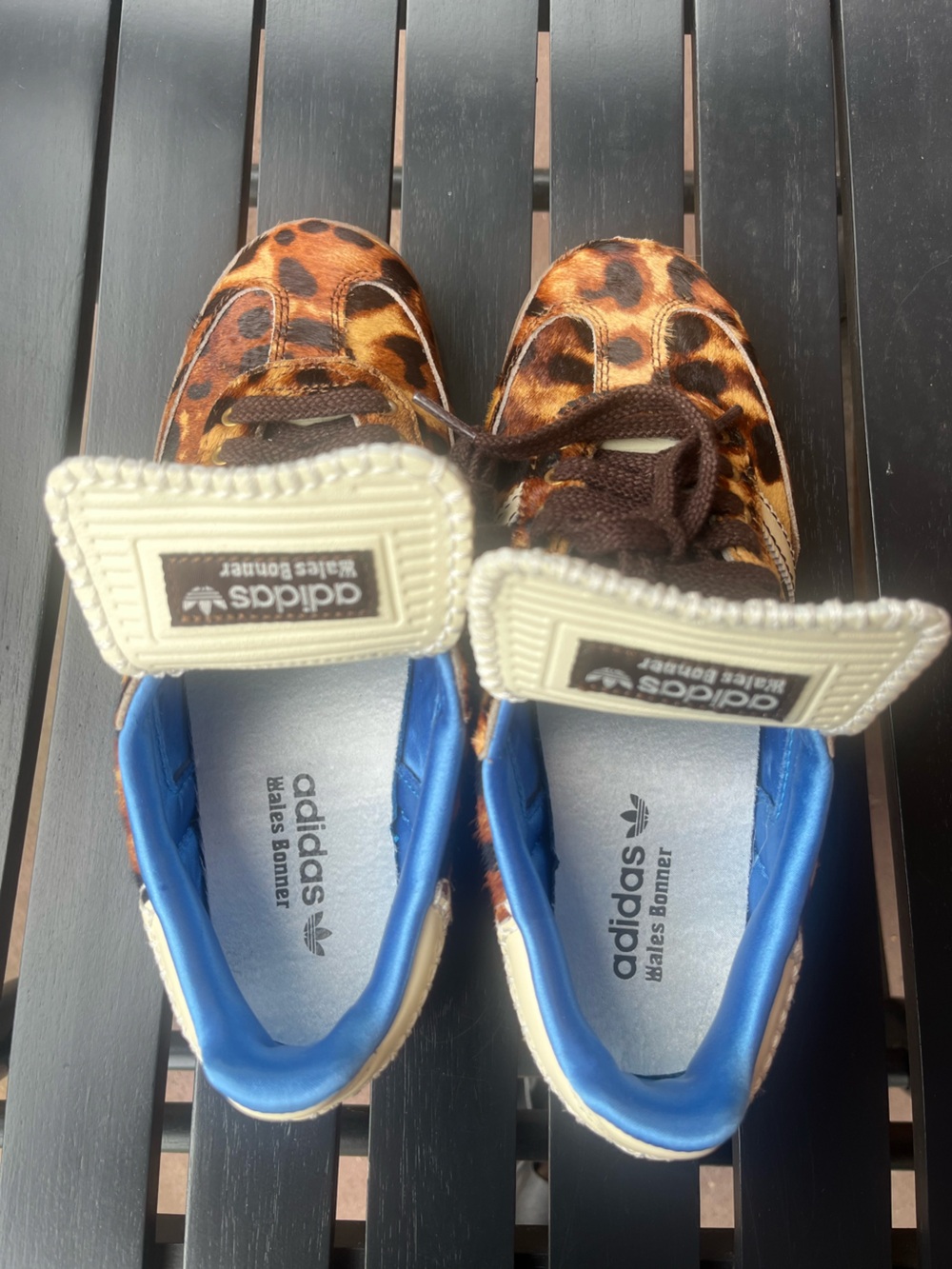 Adidas x Wales Bonner Samba Pony Sneakers in Leopard - Picture 12 of 12